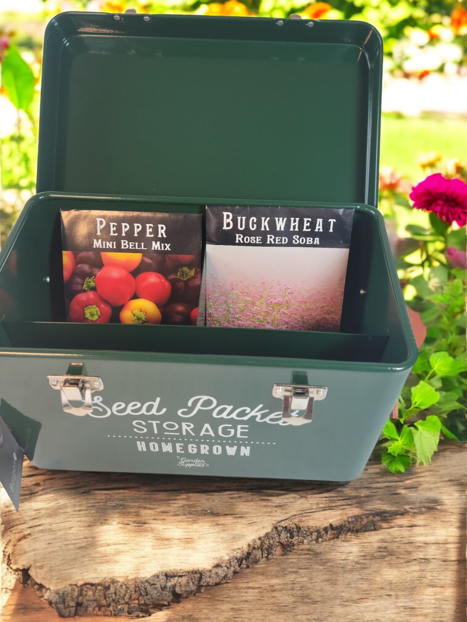seed tins garden Green Seed Saver Tin – The Home Preserve
