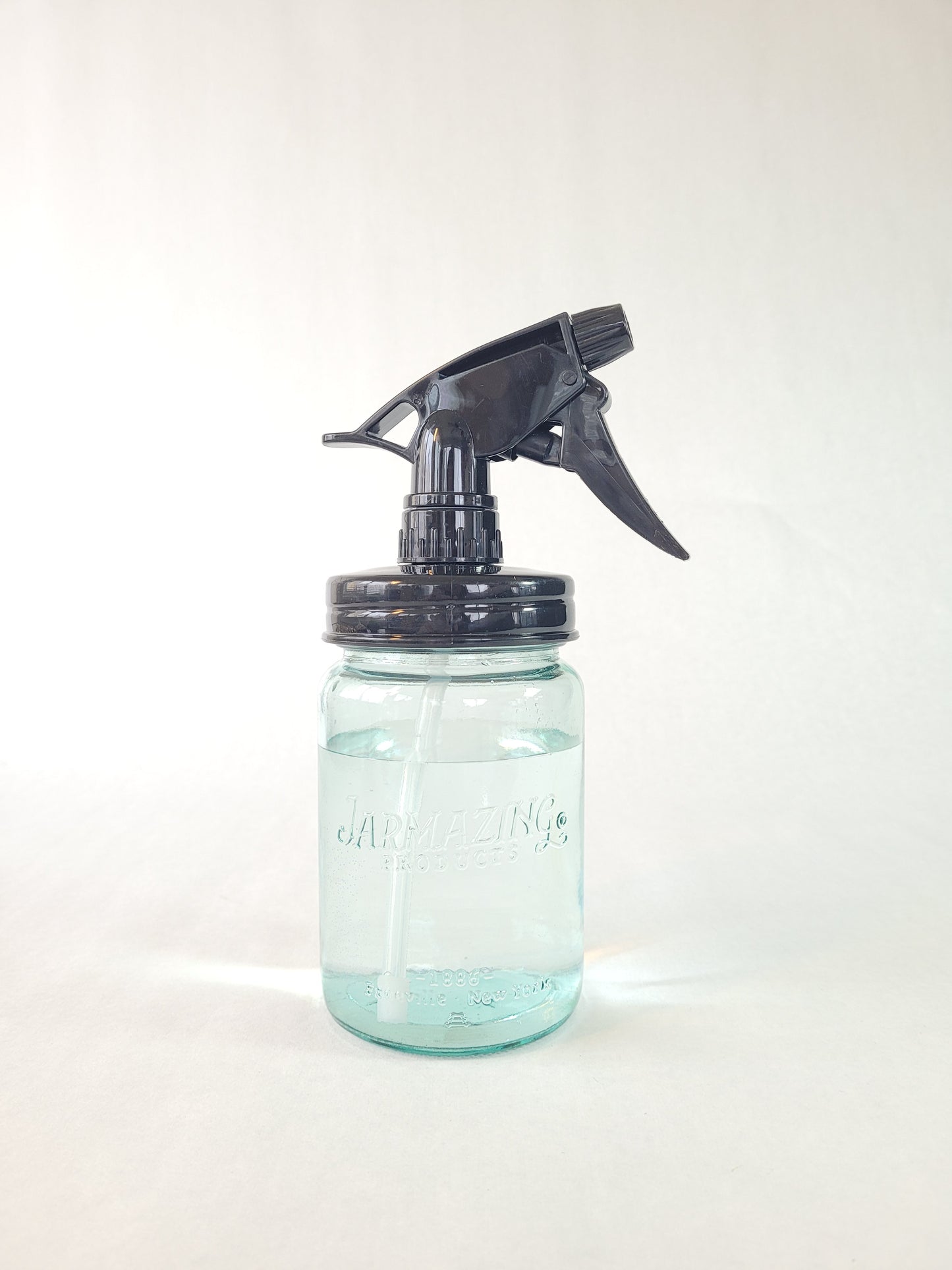 Blue Glass Spray Bottle