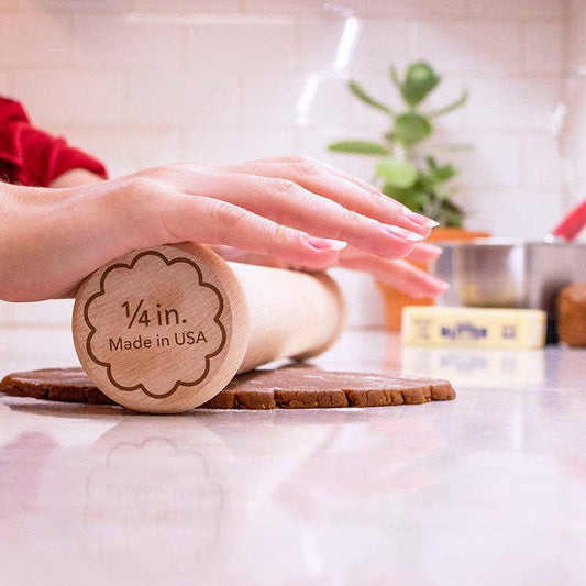 Perfect Cookie Rolling Pin 1/4-in. Fixed Depth