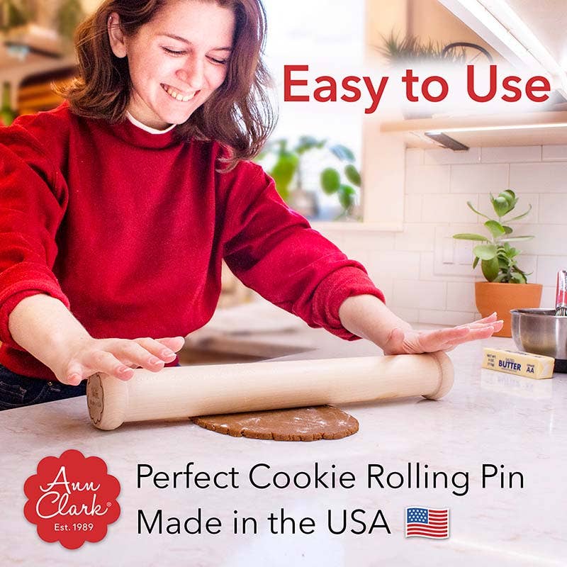 Perfect Cookie Rolling Pin 1/4-in. Fixed Depth